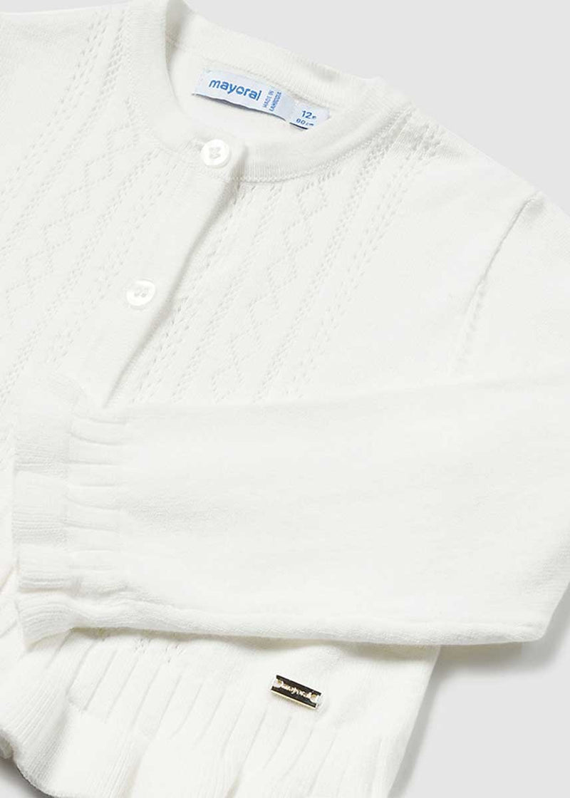 Cassie Baby Knit Cardigan - Natural