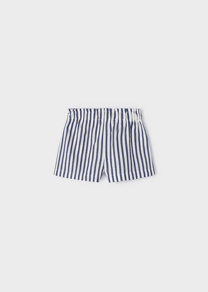 Frannie Girls Striped Shorts - Ink