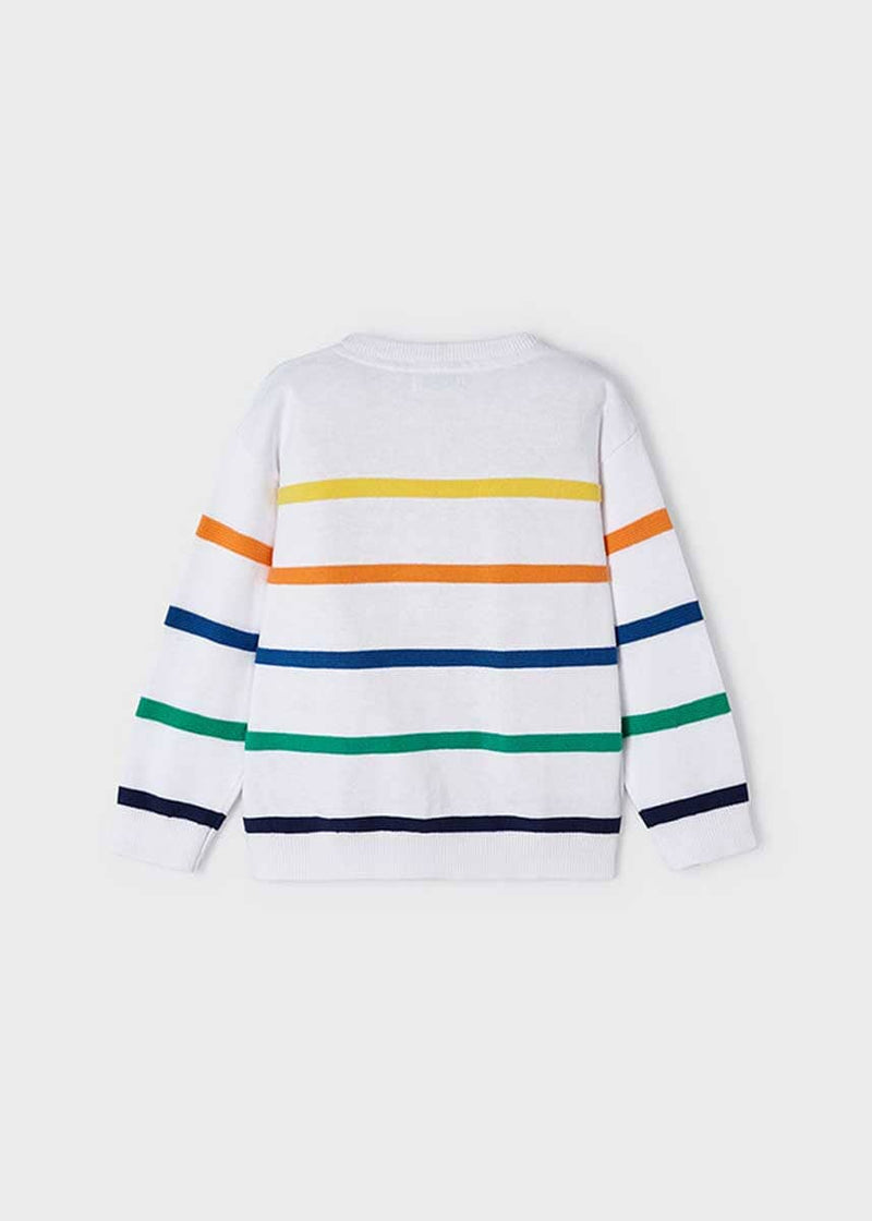 Max Boys Striped Sweater - Multicolor