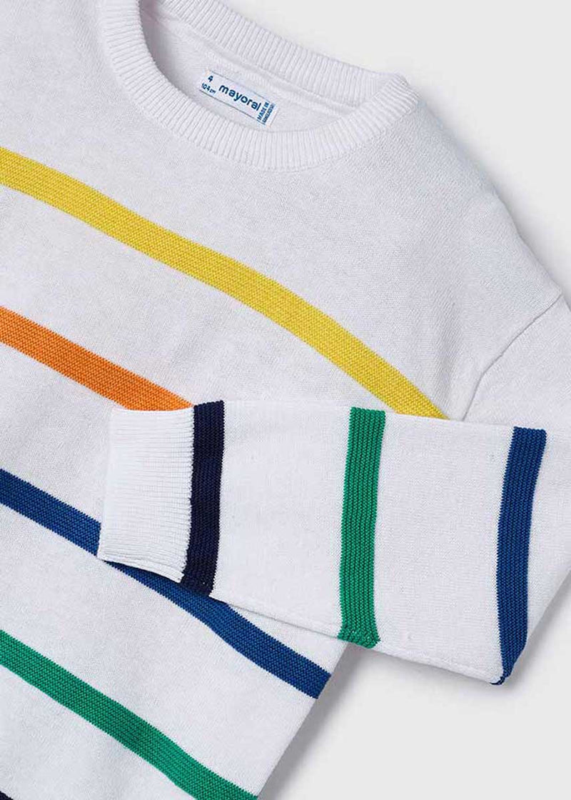 Max Boys Striped Sweater - Multicolor