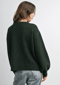 Joanna Tie Cardigan - Olive
