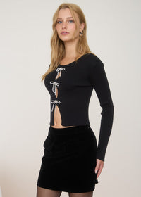 Imogene Knit Top - Black