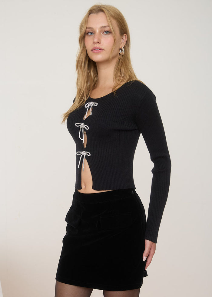 Imogene Knit Top - Black