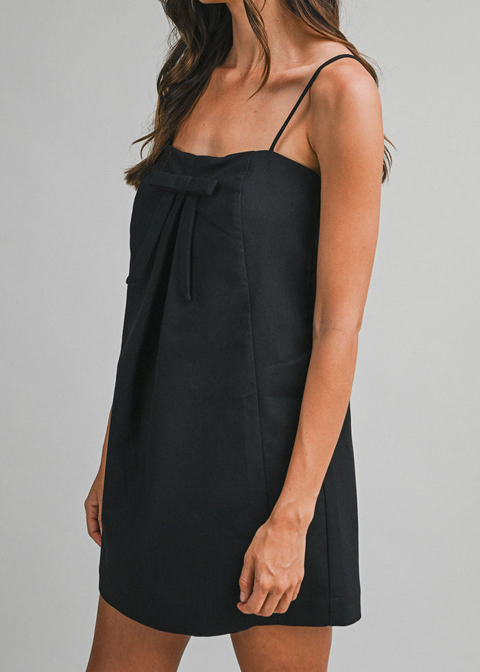 saylor black matilde mini dress Staud Women's Matilde Lace Trim Midi Dress - Black