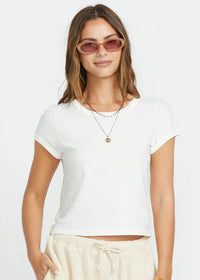 Daily Knit Tee - Salt Crystal