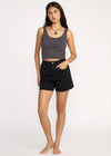 Goddess Knit Tank - Black Sands