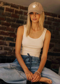 Goddess Knit Tank - Whitecap