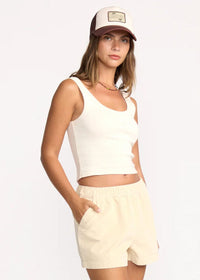 Goddess Knit Tank - Whitecap