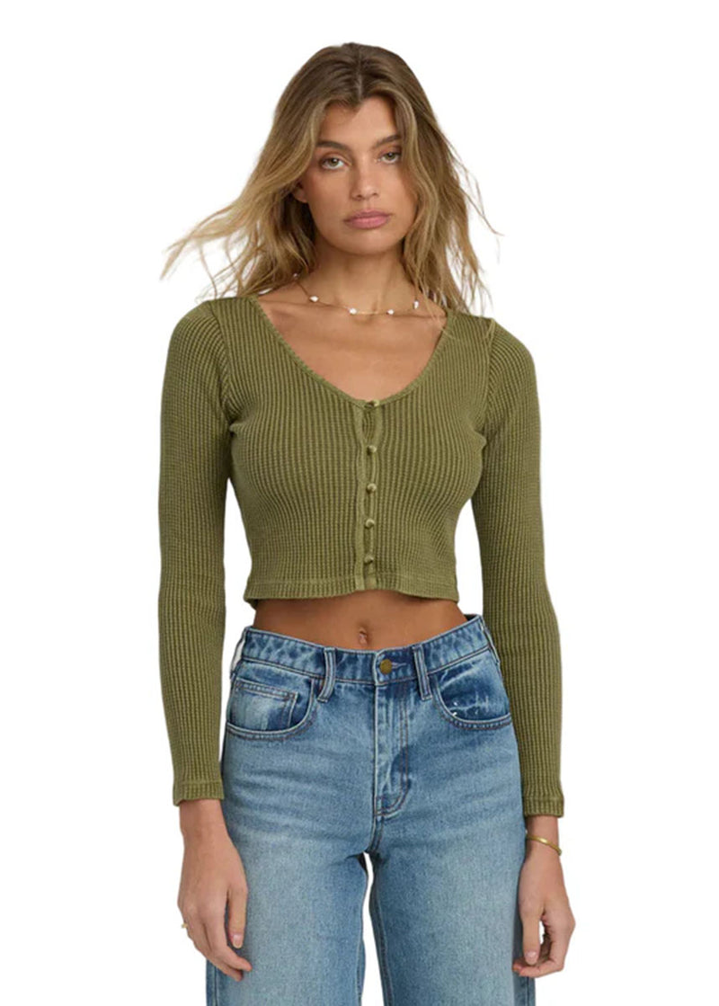 Paxton Cropped Thermal Top - Mateo