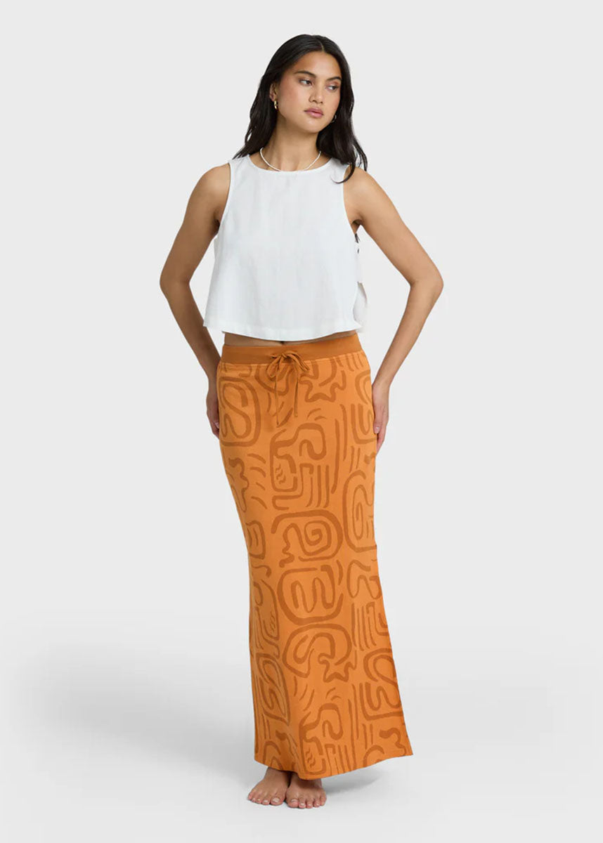 So Breezy Woven Tank - Salt Crystal