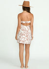 Bright Bloom Mini Dress - Salt Crystal