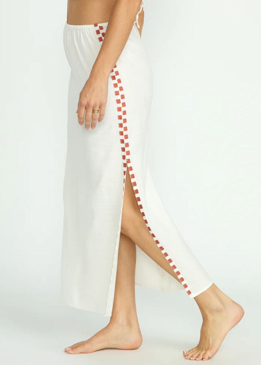 Secret Cove Midi Skirt - Salt Crystal