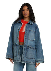 Denim Chore Coat - Atlantic Deep