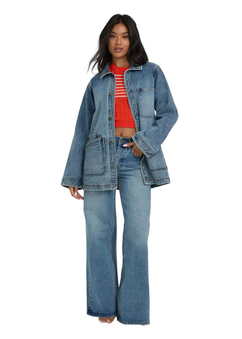 Denim Chore Coat - Atlantic Deep