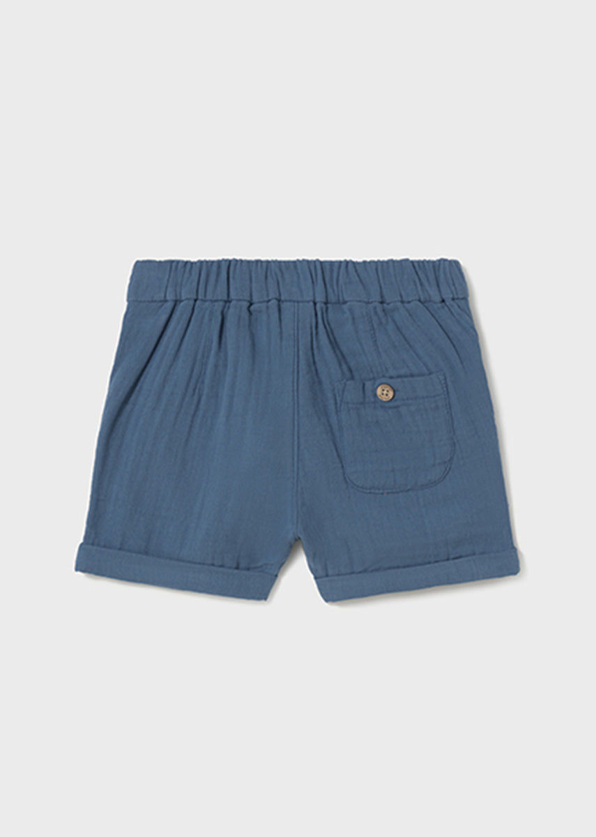 Peyton Wide Leg Shorts - Blue