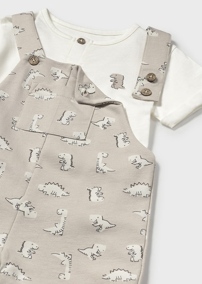Wynn Knit Shortalls Set - Bone
