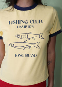 Molly Vintage Club Ringer Tee - Mustard