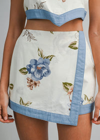 Laurent Tank & Shorts Set - Blue
