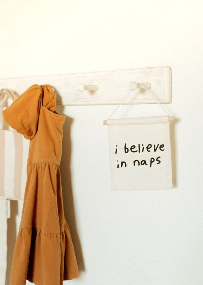 I Believe In Naps Hang Sign