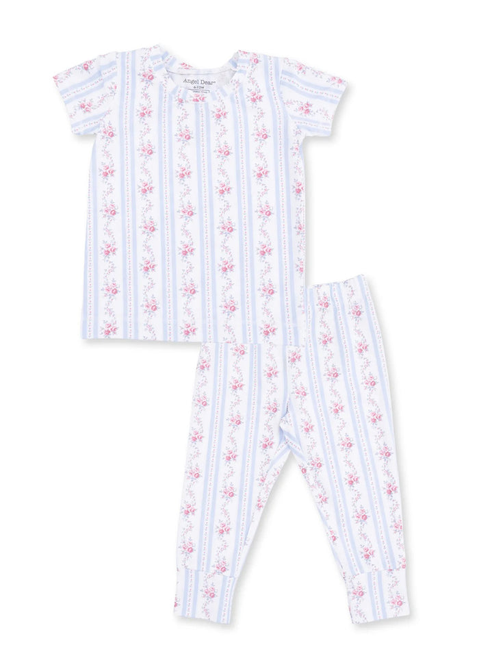 2-Piece S/S Pajama Set - Anna Floral Stripe