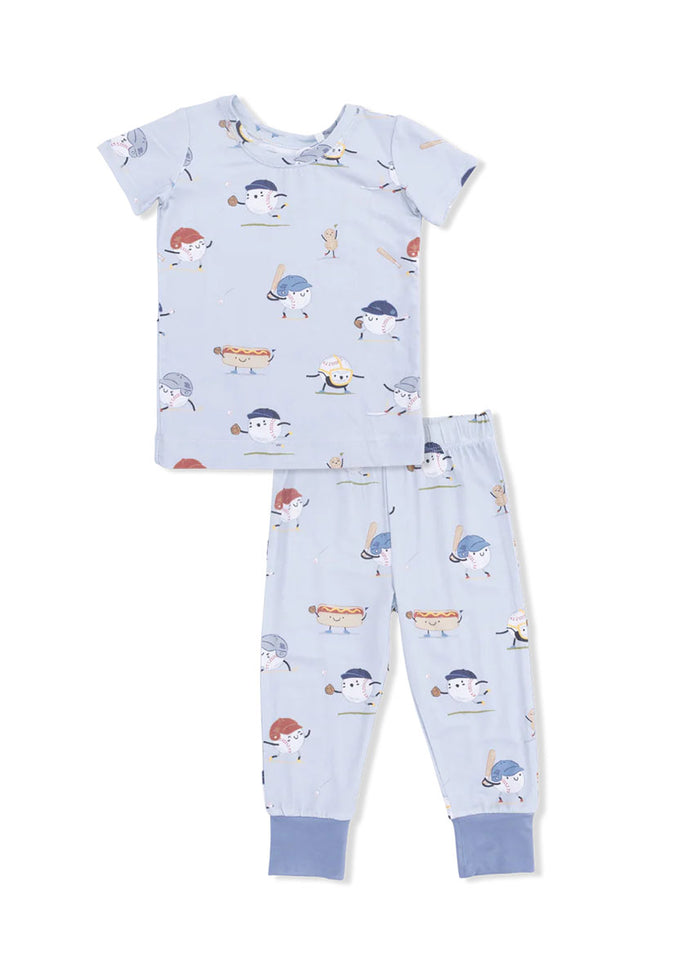 2-Piece Pajama Set - Baseballs Playing Baseball