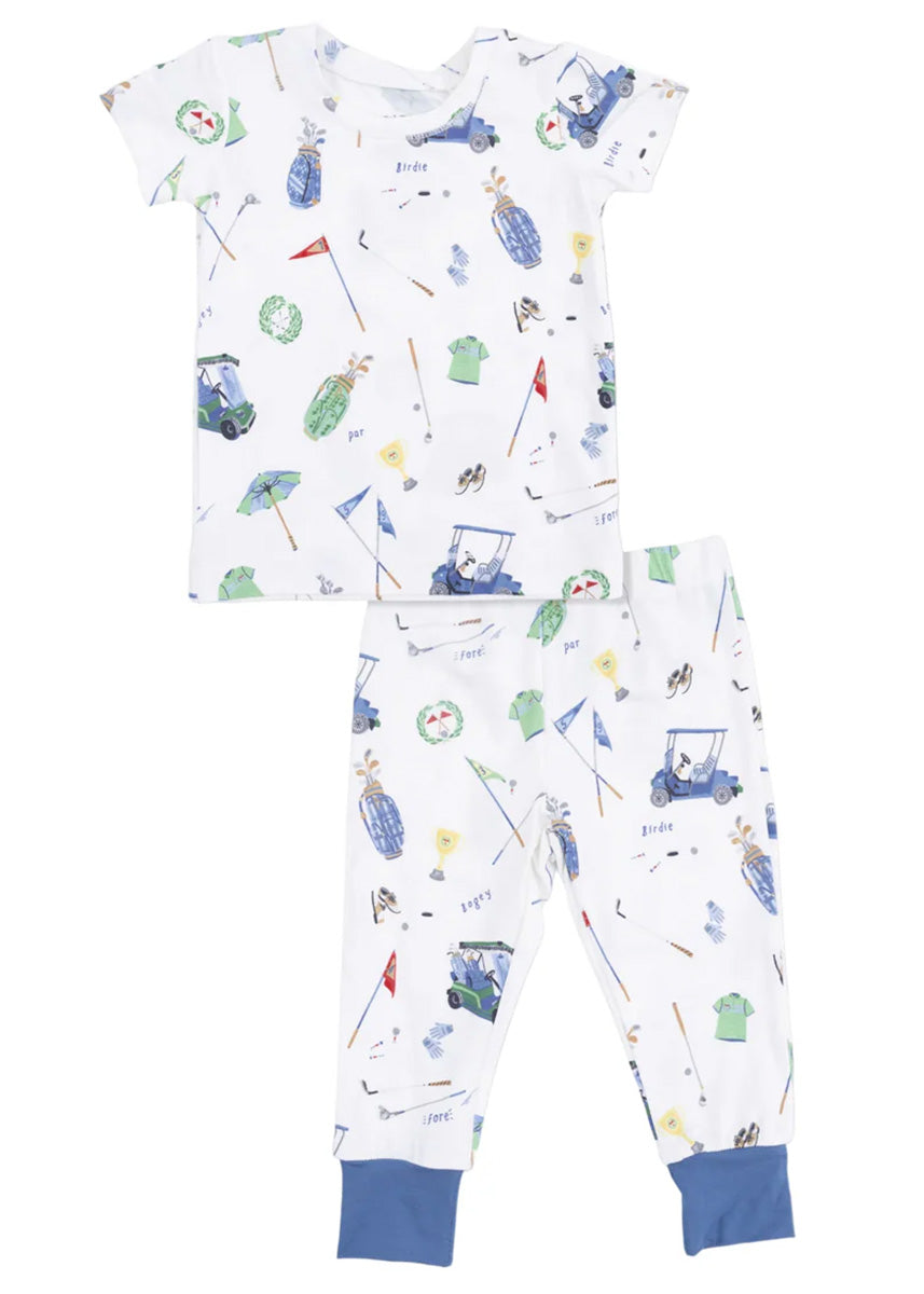 2-Piece Pajama Set - Golf Things Ivory