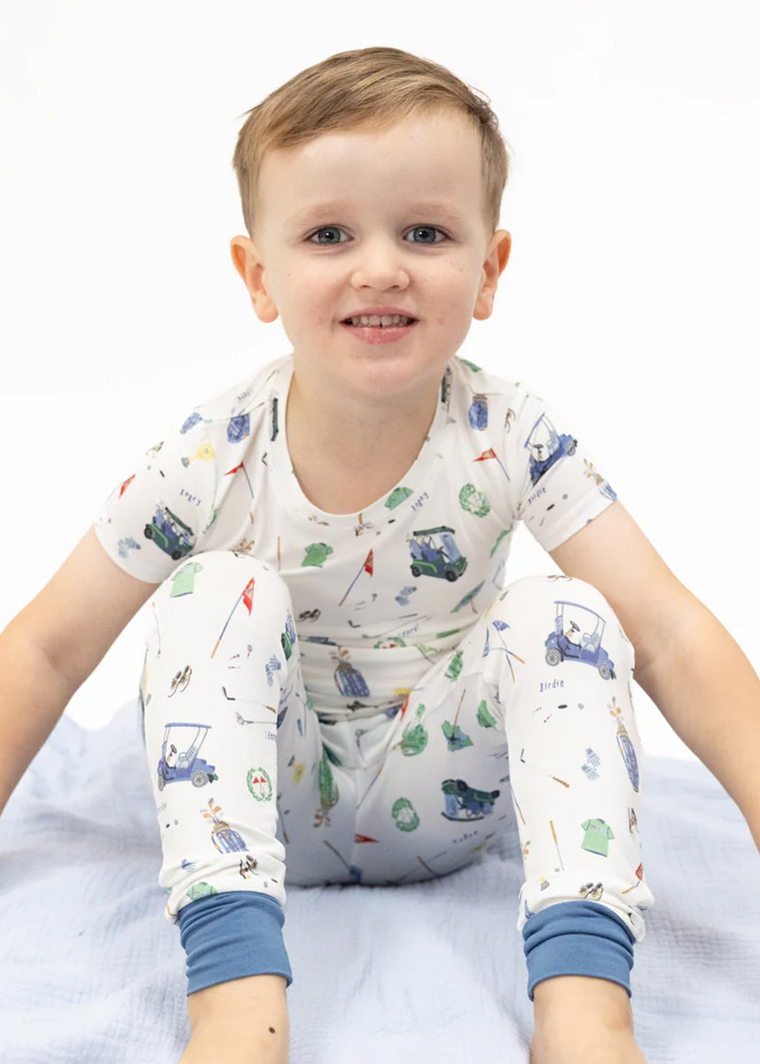 2-Piece Pajama Set - Golf Things Ivory