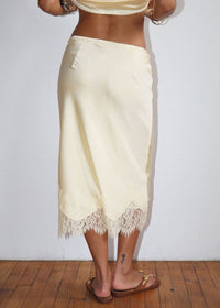 Margaret Midi Skirt - Butter