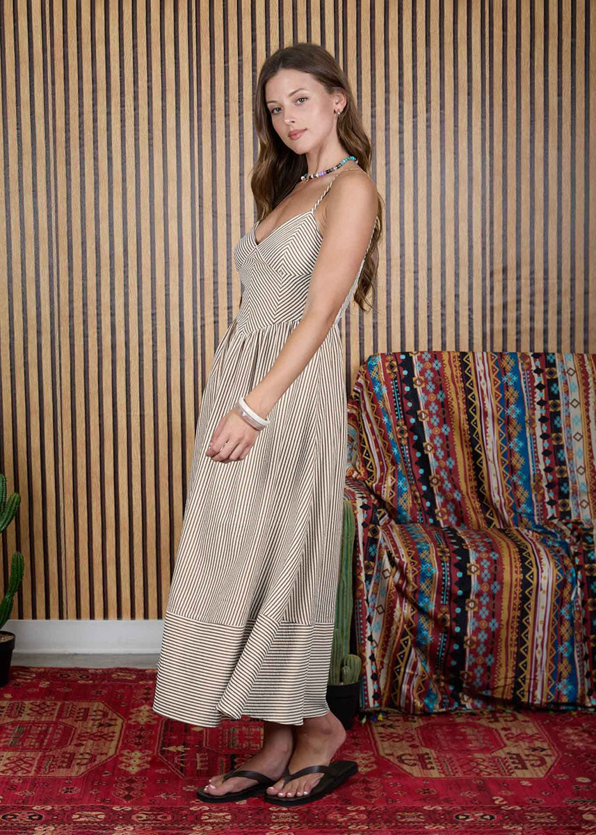 Jacinta Dress - Brown
