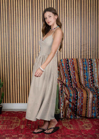 Jacinta Dress - Brown
