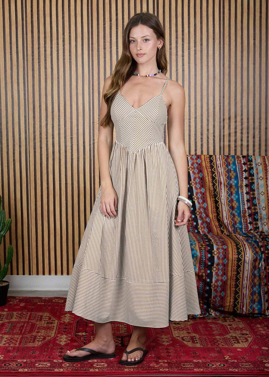 Jacinta Dress - Brown
