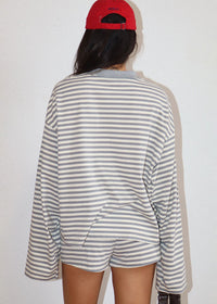Wilson Striped Top - Grey