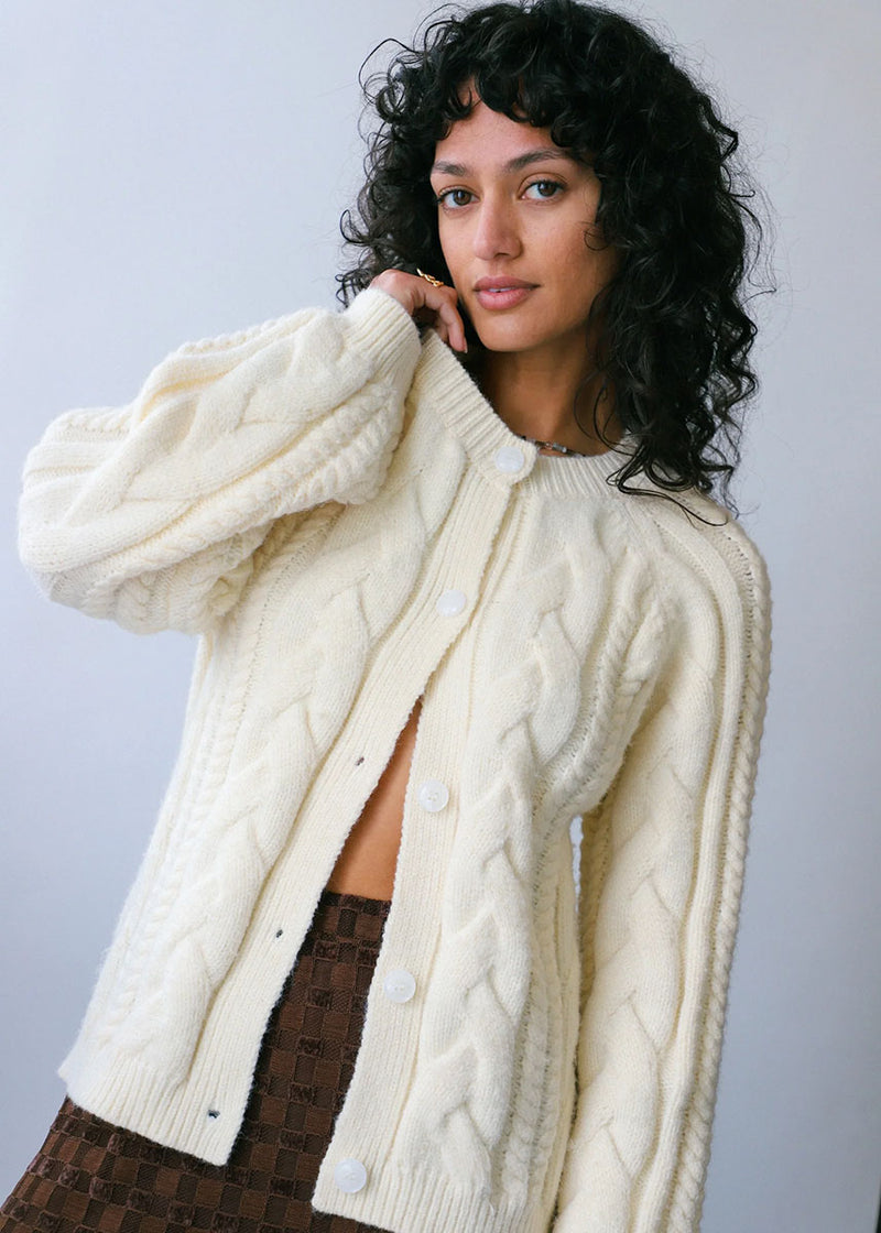 The Grace Cardigan - Cream