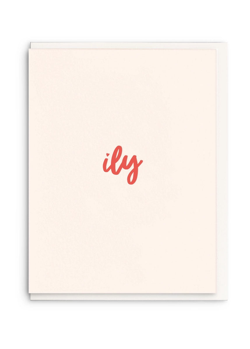 ILY Greeting Card