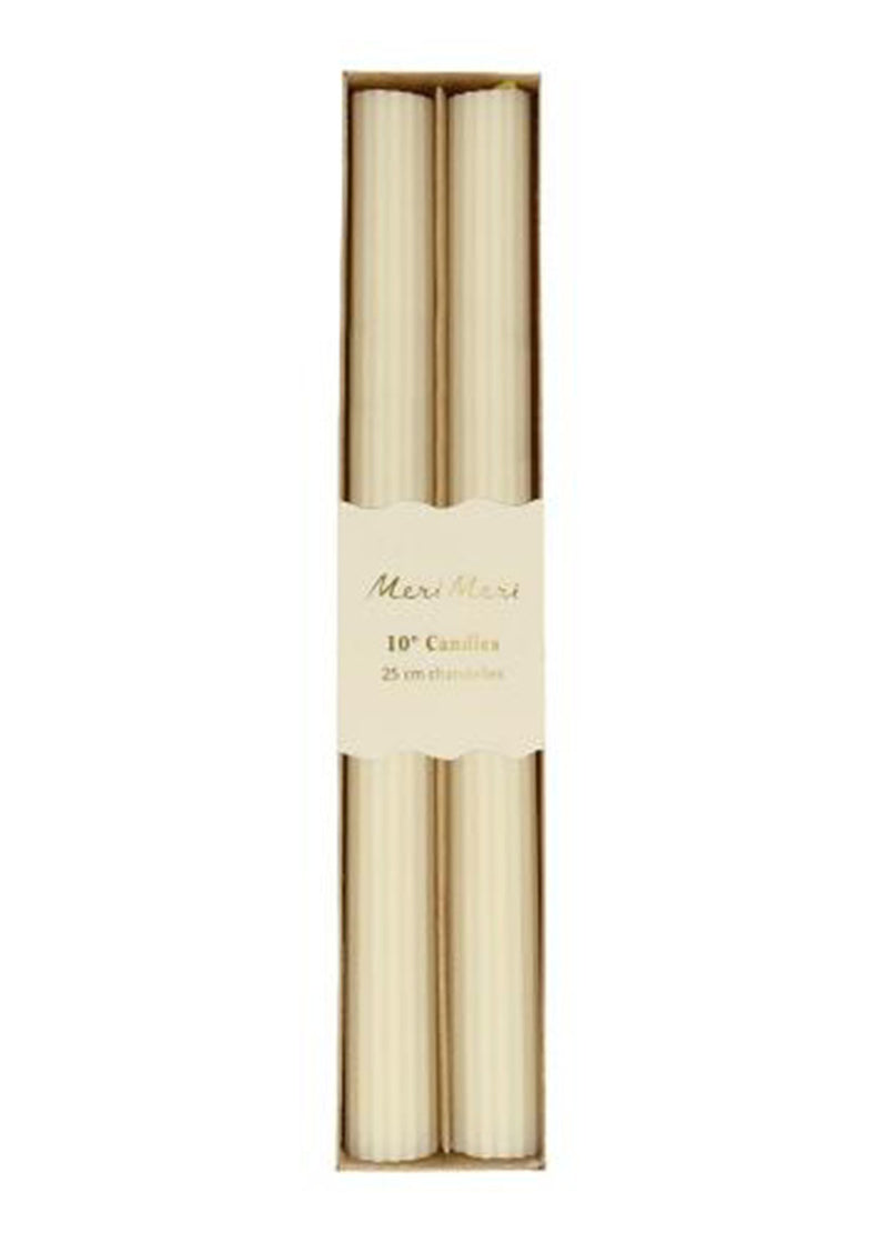 Ivory Table Candles (Set of 2)