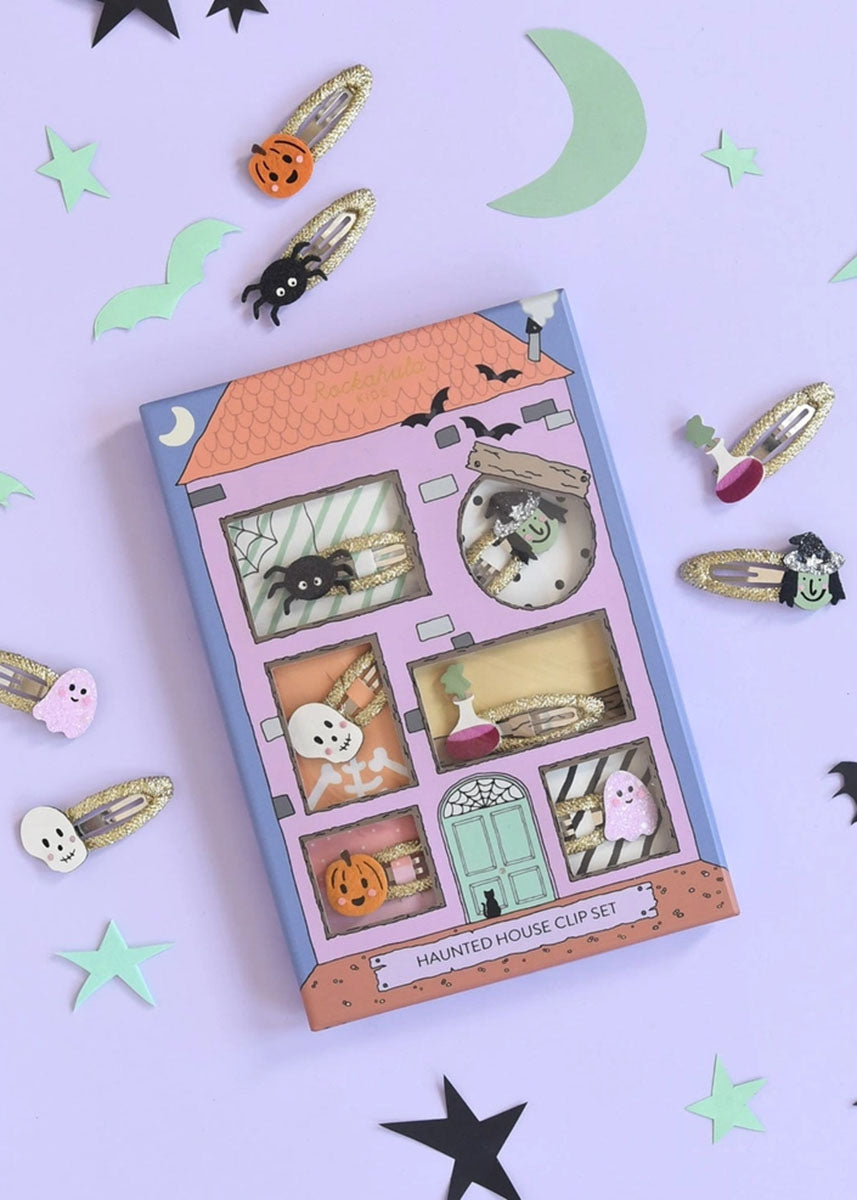Haunted House Hair Clip Set