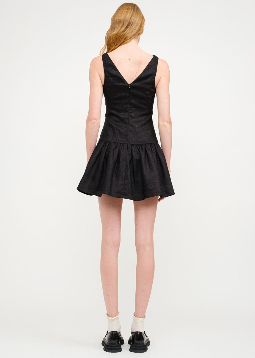 Delaney Classic Mini Dress - Black