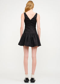 Delaney Classic Mini Dress - Black