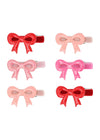 Valentine's Bow Hair Clips