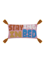 Staying In Bed With Tassels Hook Pillow