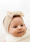 Velvet Knot Headband - Latte