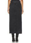 Avani Denim Skirt - Washed Black