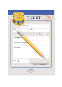 Tiny Town Play Notepad - Police Ticket