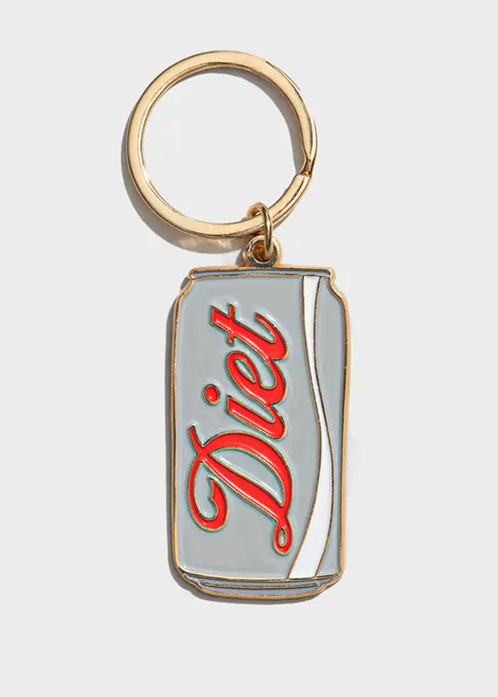 Diet Soda Can Enamel Keychain