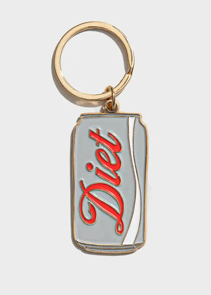 Diet Soda Can Enamel Keychain