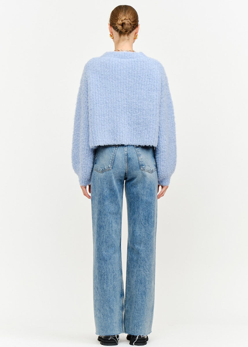 Rachel Oversized Cardigan - Blue