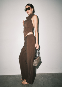 Drea Tank Top - Brown