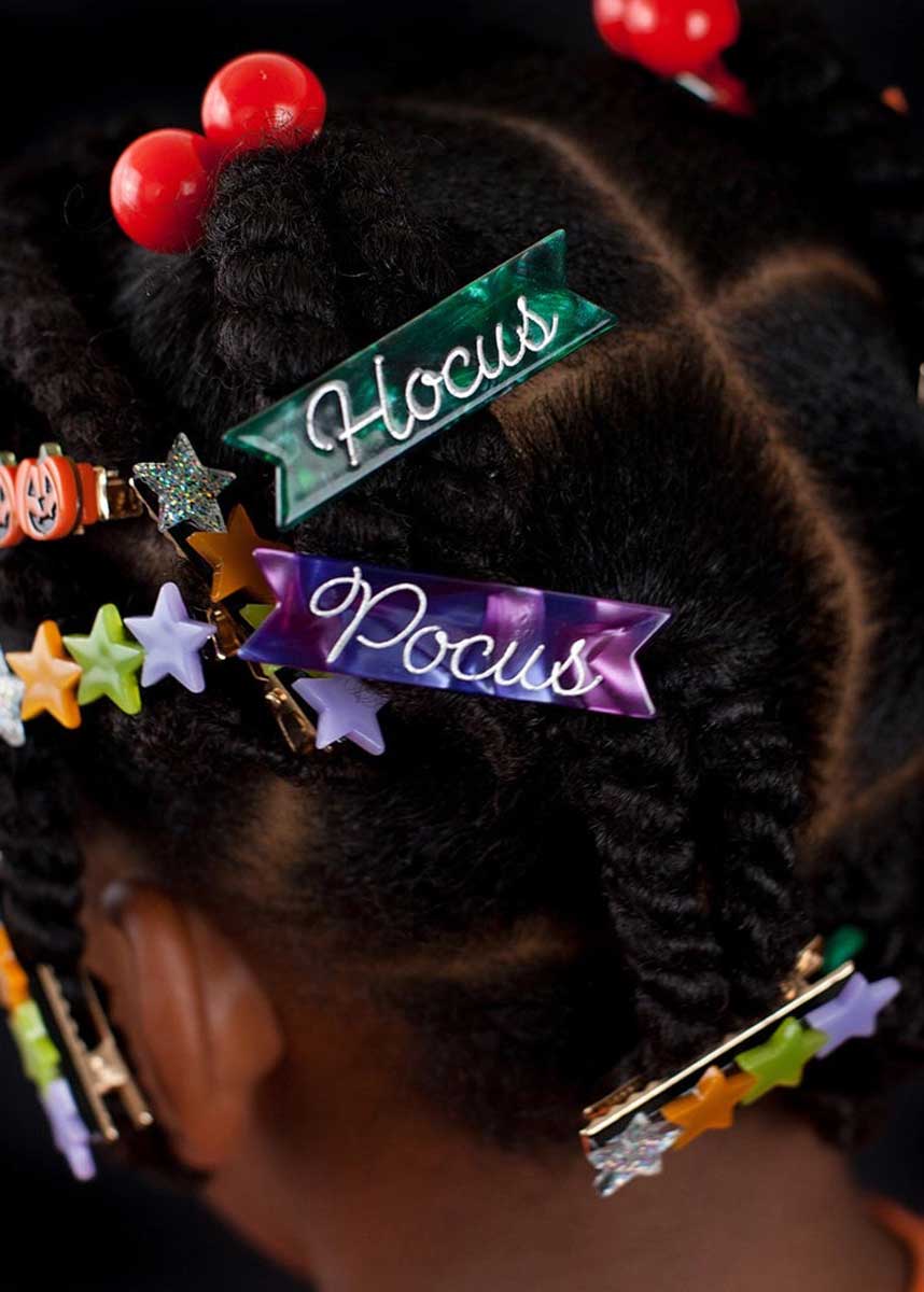 Hocus Pocus Kids Hair Clip Set