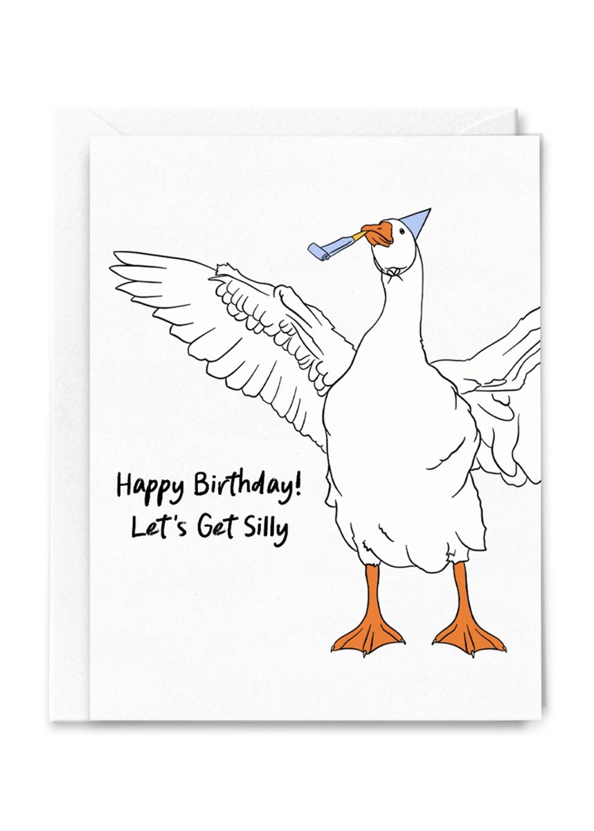 Get Silly Goose Birthday Card
