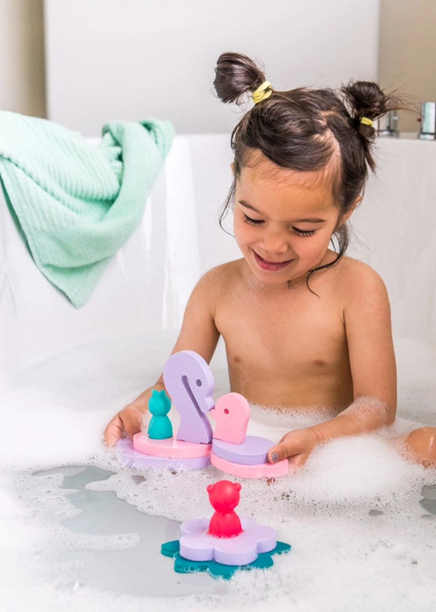 Quut Puzzle Friends Bath Toys - Fairy Pond